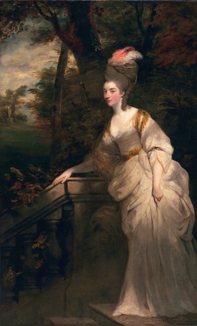 Georgiana Cavendish, Herzogin von Devonshire, ca. 1775-76 von Joshua Reynolds